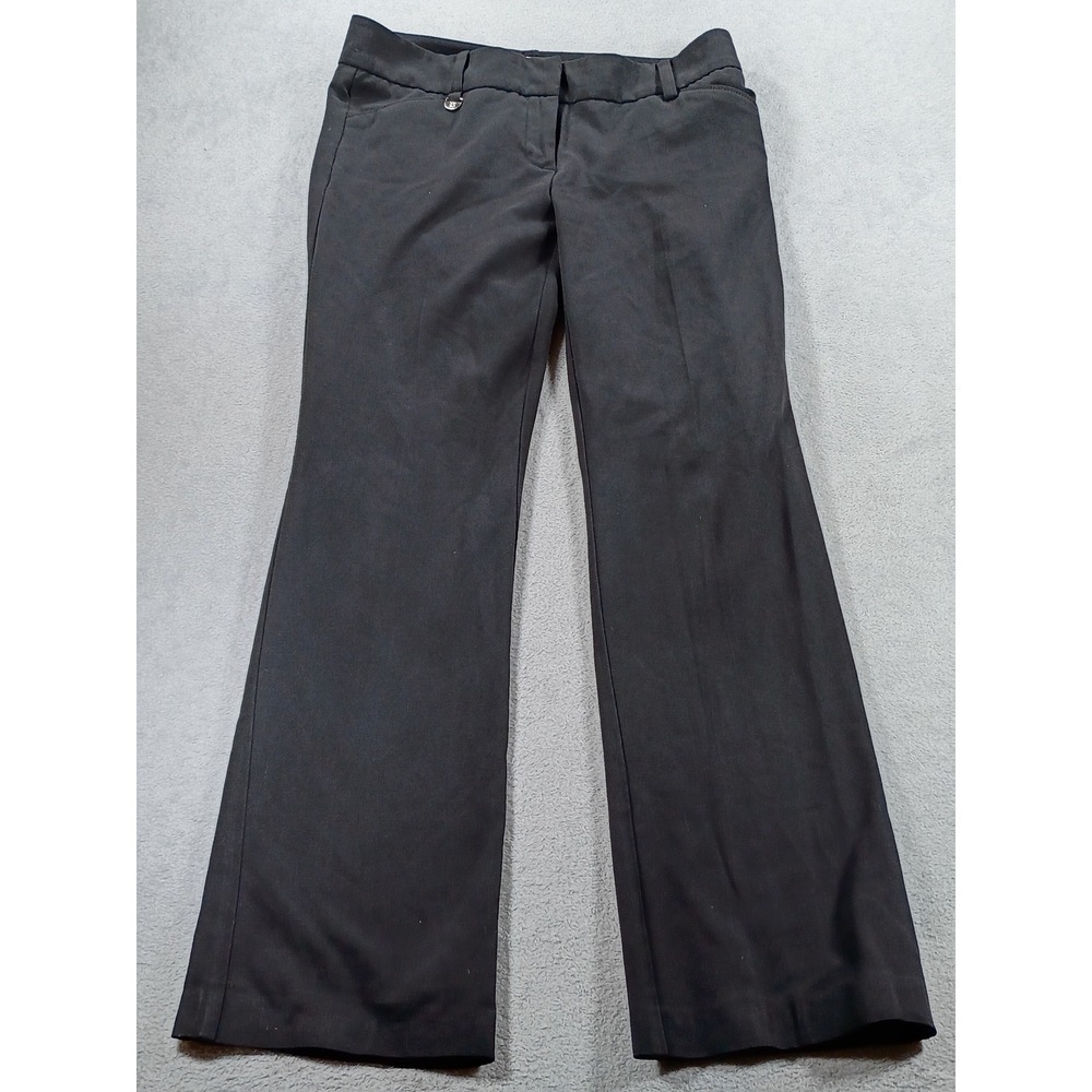 New York & Company Women Pants Black 10 Bootcut Professional Trousers